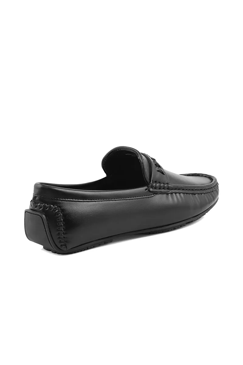 Men Casual Driving Mocs M26074-Black