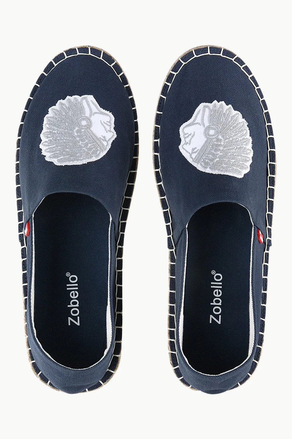 Mens Denim Indian Tag Espadrilles