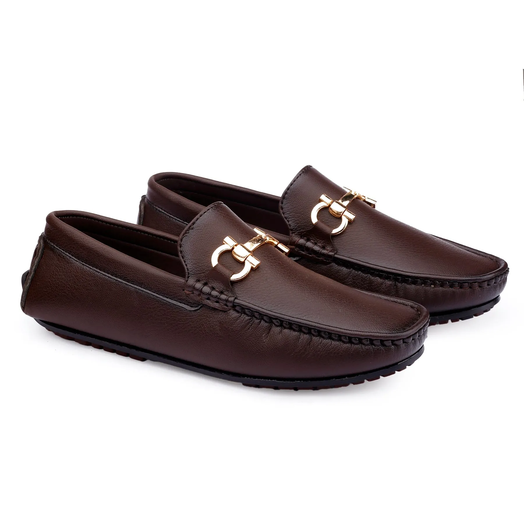 Men's Faux Leather Slip-on Loafers