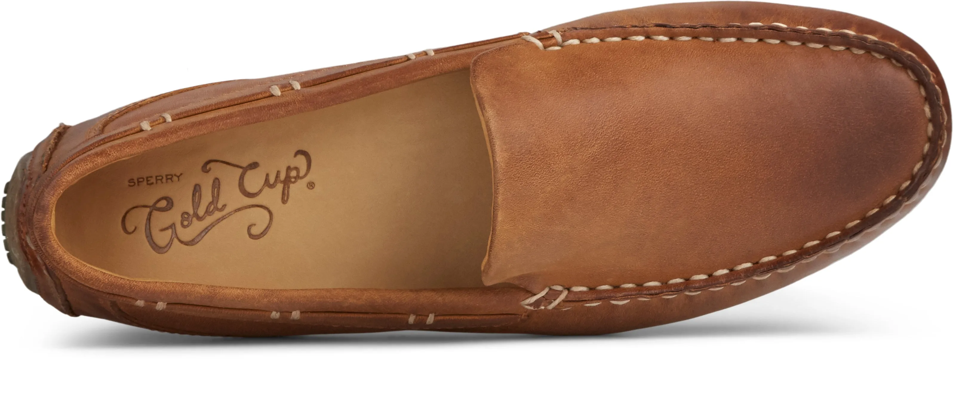 Men's Gold Harpswell Driver W/ASV Leather Wide - Tan