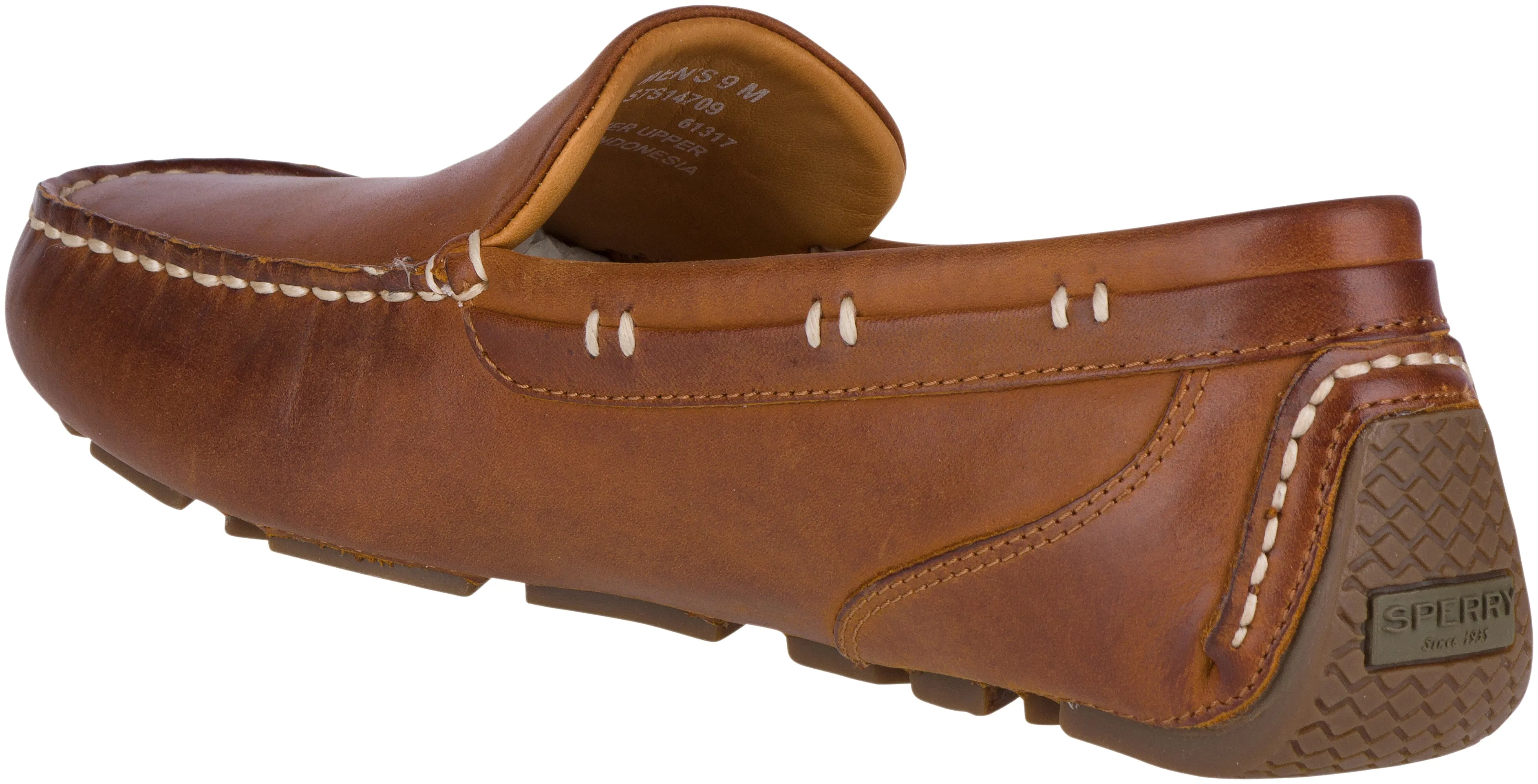 Men's Gold Harpswell Driver W/ASV Leather Wide - Tan