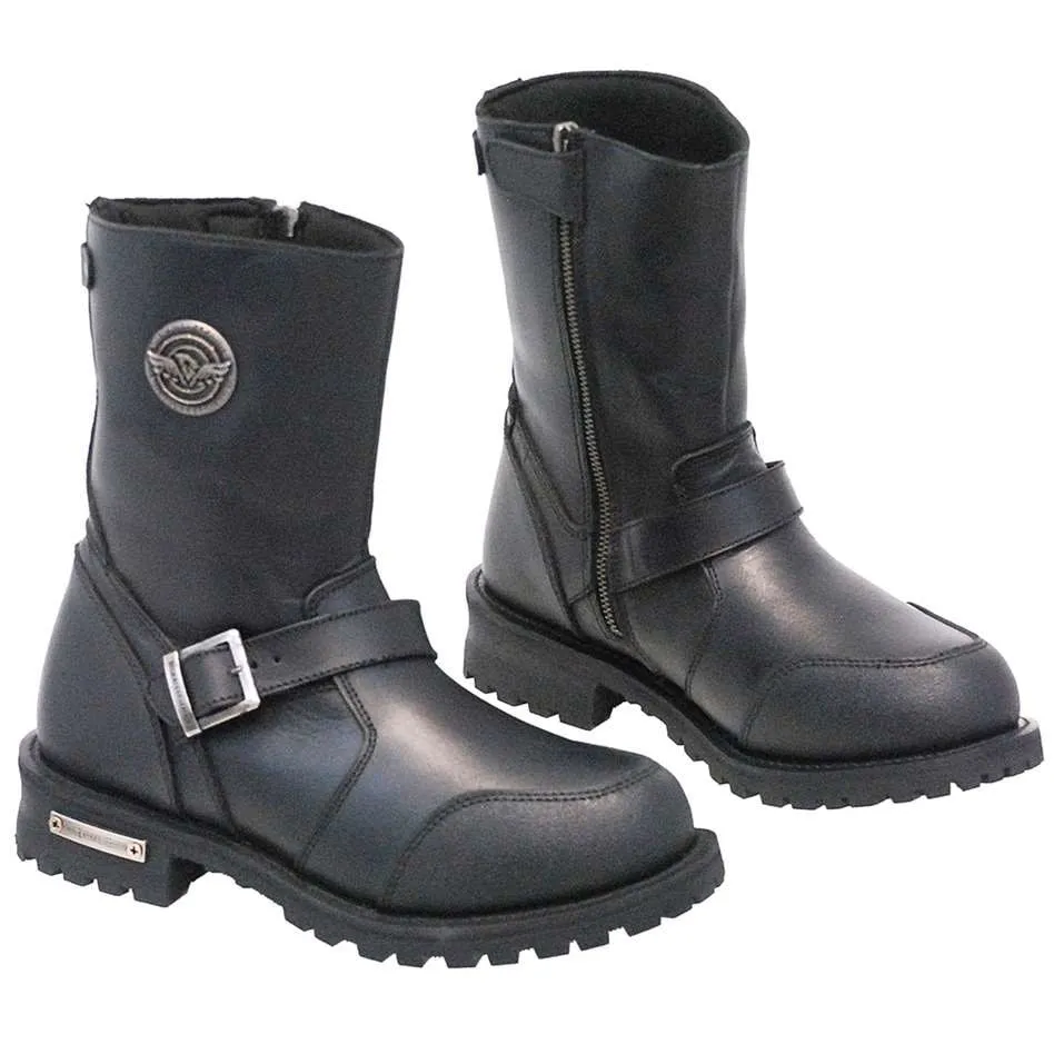 Men's Milwaukee Engineer Riding Boots w/Shifter Toe #BM9090ZEK