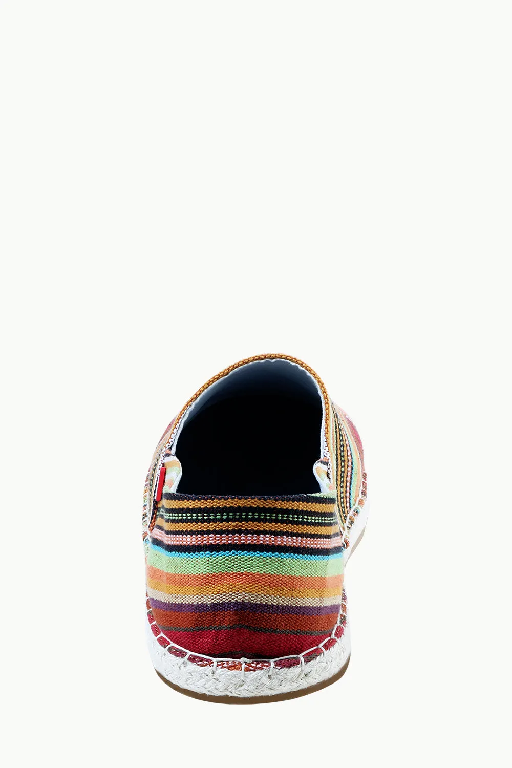 Mens Multi Color Street striped Espadrilles