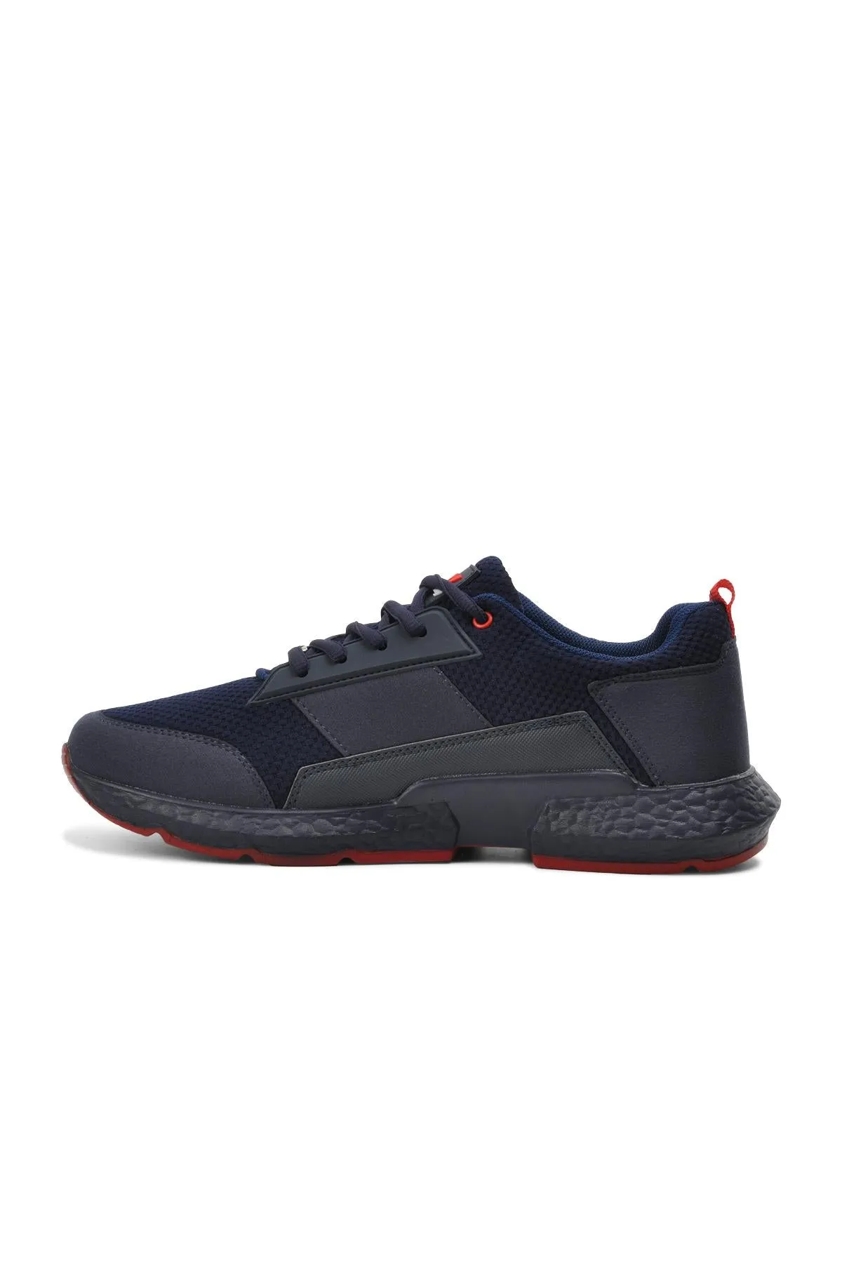 Men's Navy Blue Mesh Sport Shoes