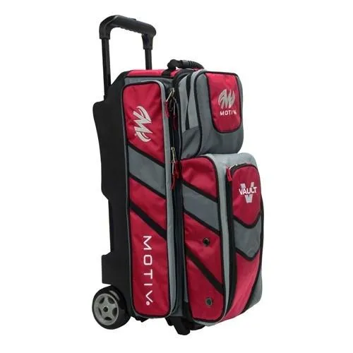 Motiv Vault Triple Roller Bowling Bag Red