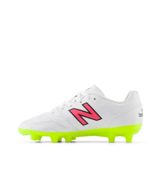 New Balance 442 V2 Academy Junior FG - White/Pink