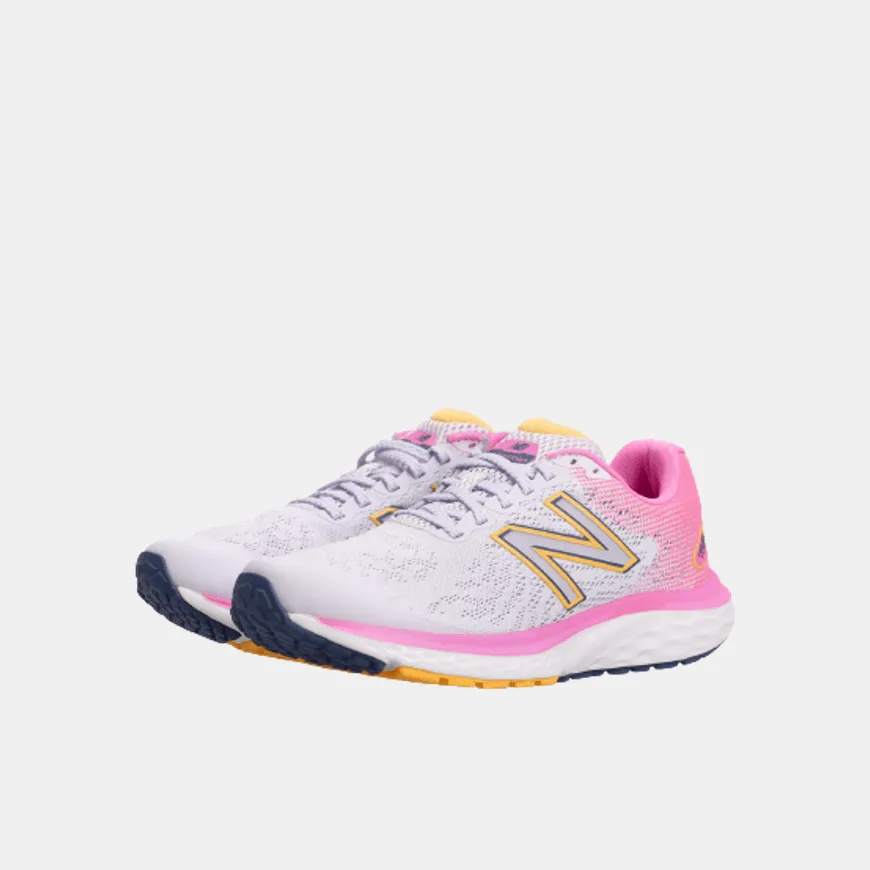 New Balance 680 Women Running Shoes Grey/Pink