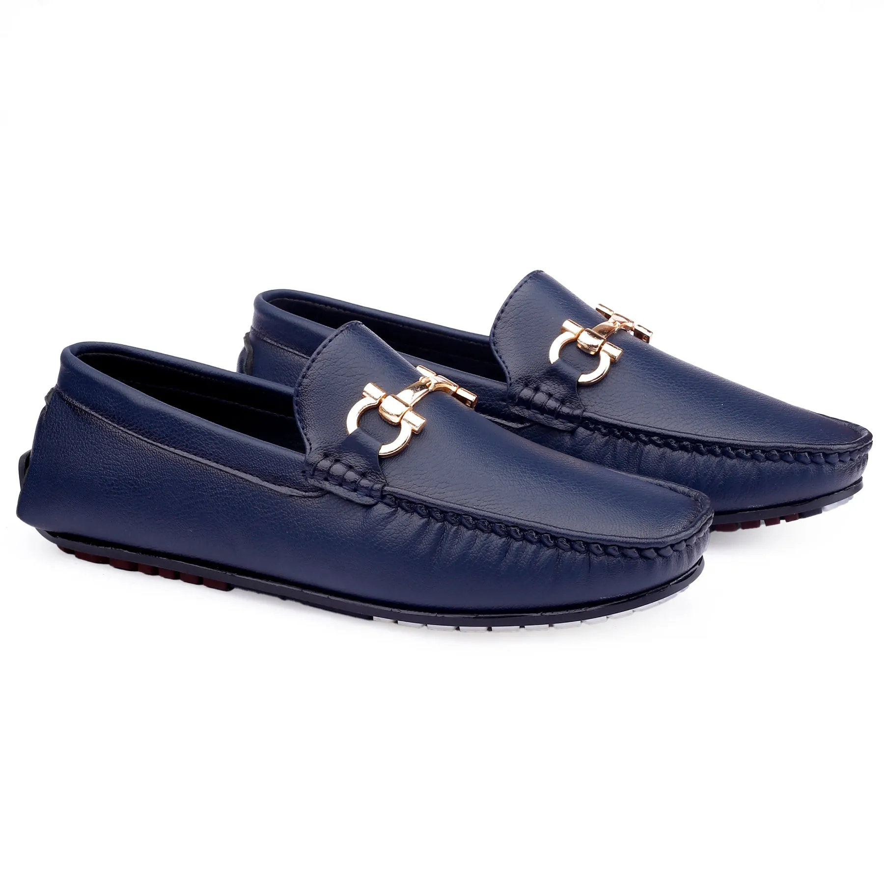 New Latest Men's Faux Leather Casual Loafer Shoes