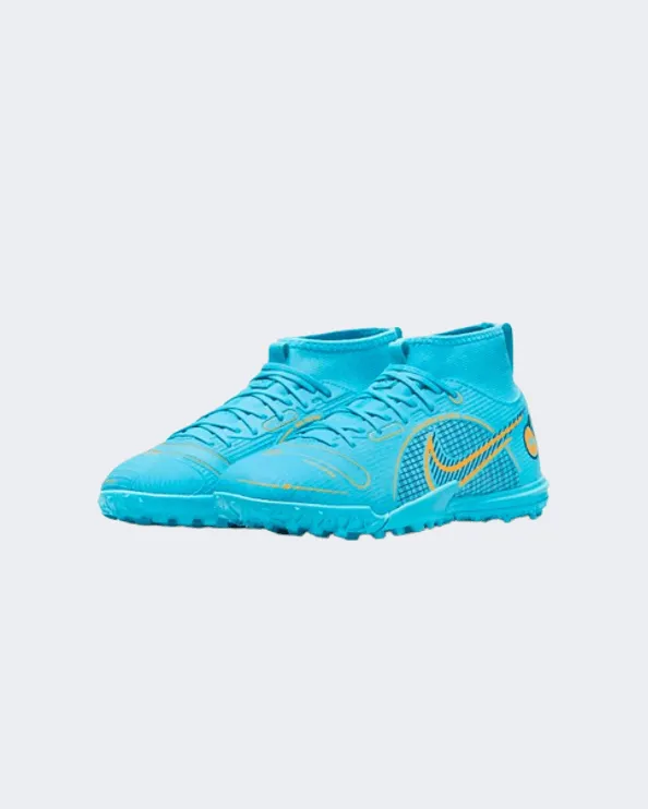 Nike Jr. Mercurial Superfly 8 Academy Tf Boys Football Shoes Chlorine Blue