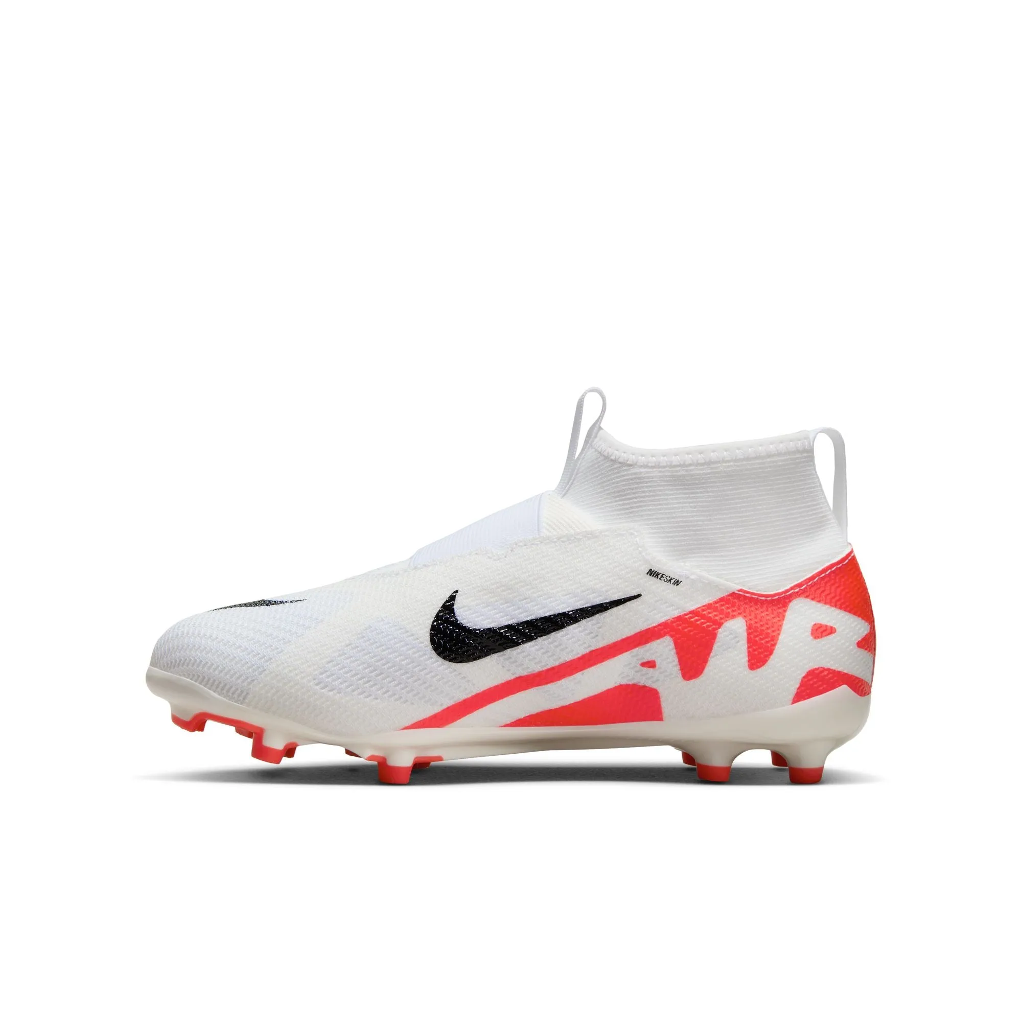 Nike Junior Air Zoom Mercurial Superfly 9 Pro FG Firm Ground Soccer Cleat - Bright Crimson/White/Black