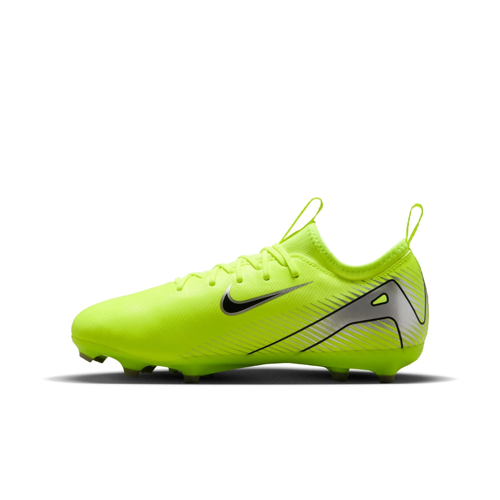 Nike Junior Mercurial Vapor 16 Academy FG Soccer Cleats - Volt/Black