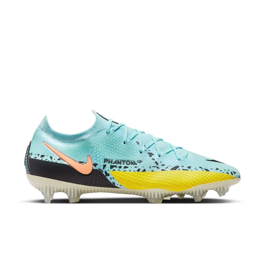 Nike Phantom GT2 Elite-GLACIER ICE/BLACK-YELLOW STRIKE