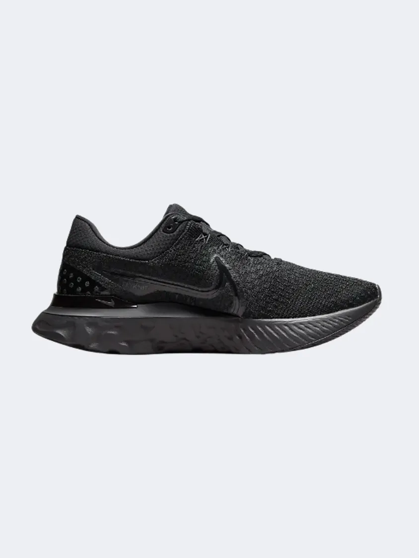 Nike React Infinity Run Flyknit 3 Men Running Shoes Black