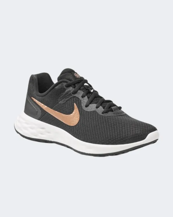 Nike Revolution 6 Women Running Shoes Black/Gold Dc3729-005