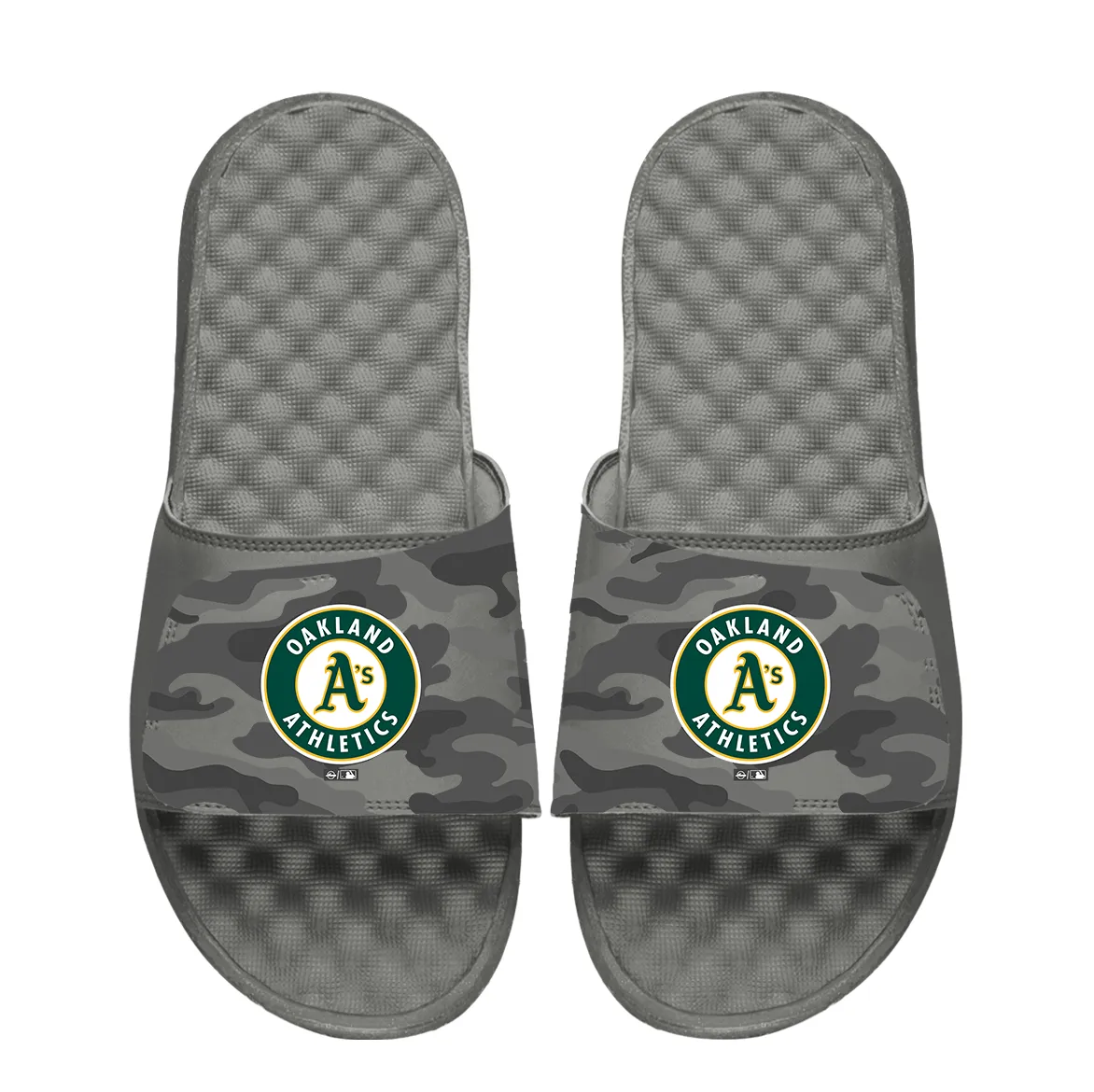 Oakland Athletics Urban Camo Slides