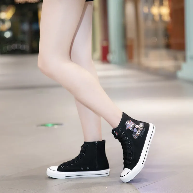 Owlkay Breathable Versatile High Top Shoes