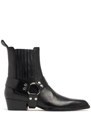 Paris Texas   35mm Helena leather ankle boots 