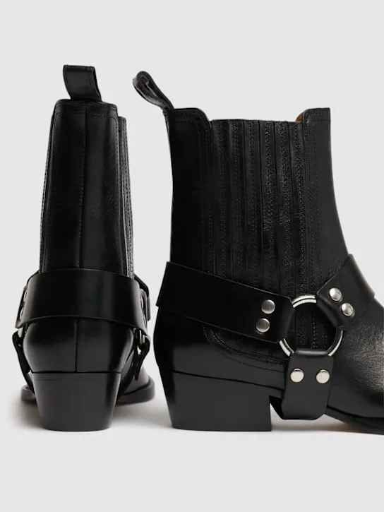 Paris Texas   35mm Helena leather ankle boots 