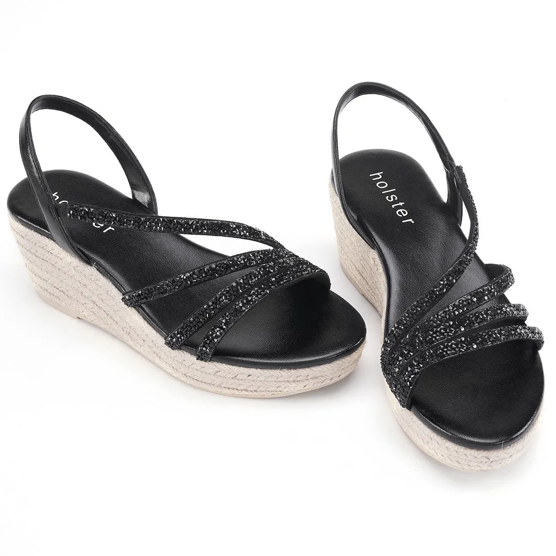 Party Espadrille - Black