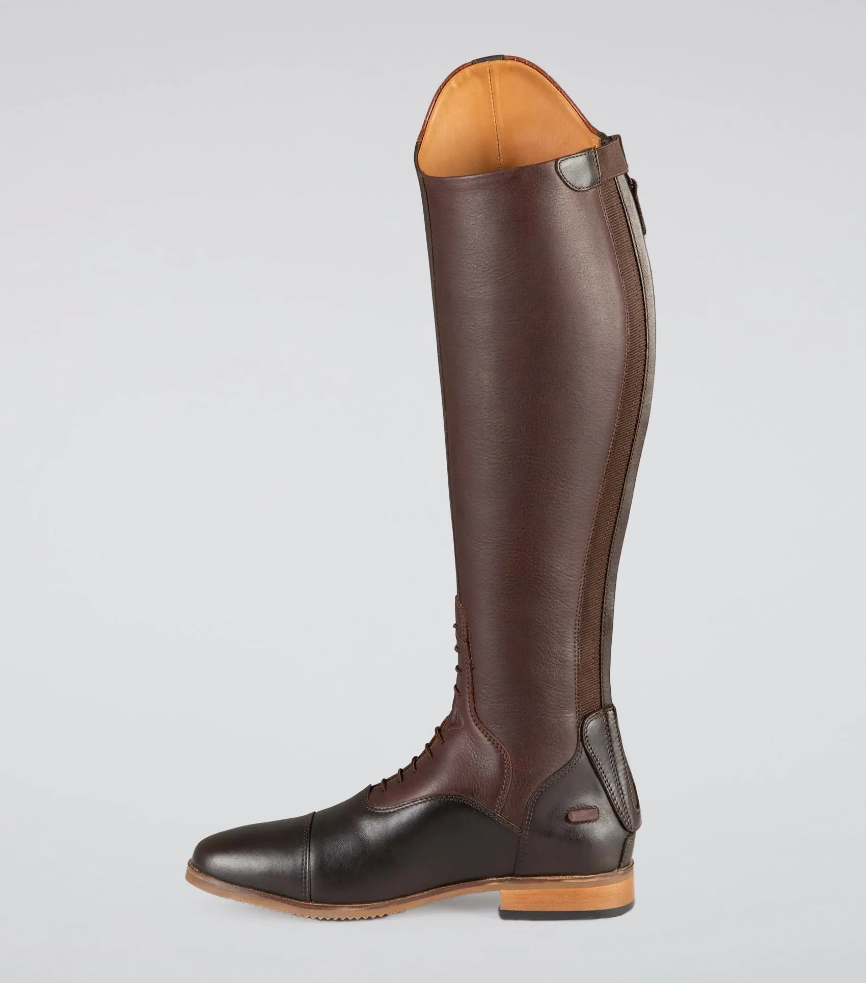 Passaggio Ladies Leather Field Tall Riding Boot Brown