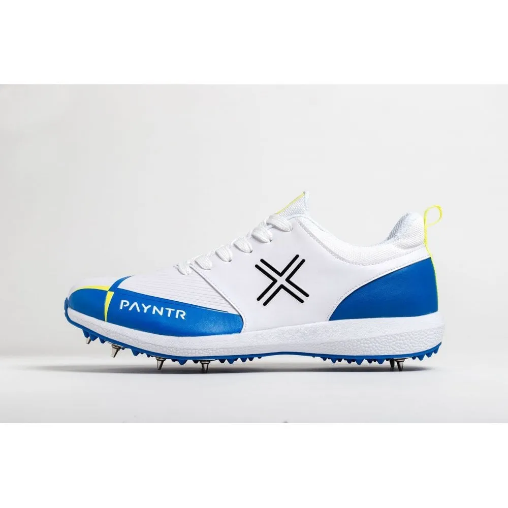 PAYNTR V Cricket Spike - White & Blue