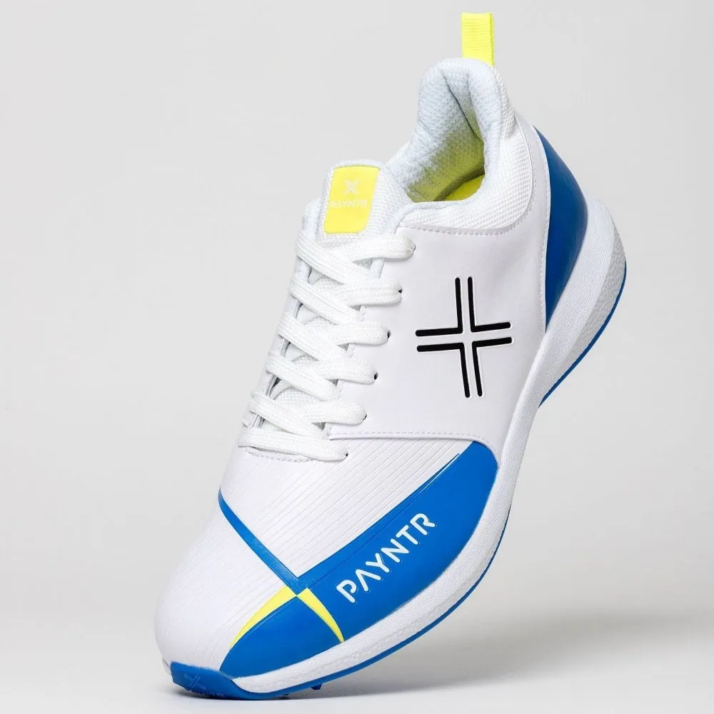 PAYNTR V Cricket Spike - White & Blue