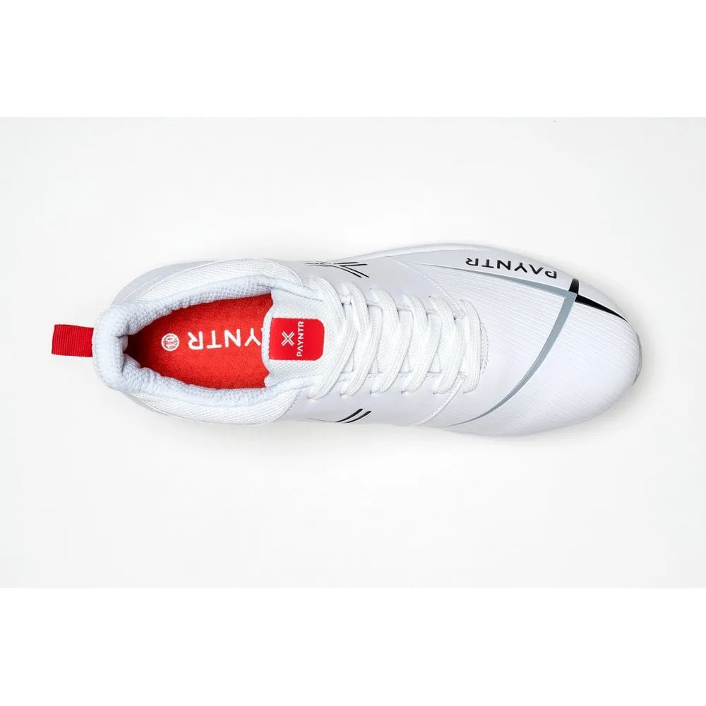 PAYNTR V Junior Cricket Spike - Classic White