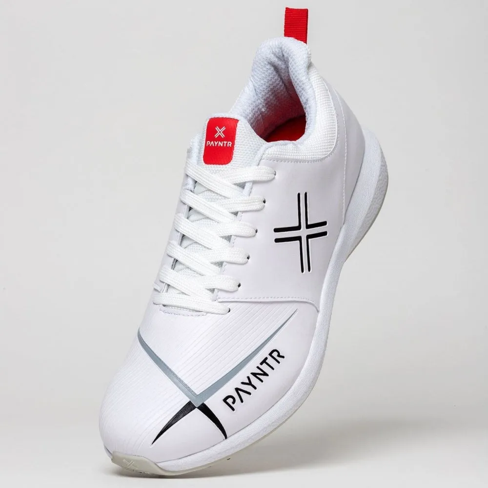 PAYNTR V Junior Cricket Spike - Classic White