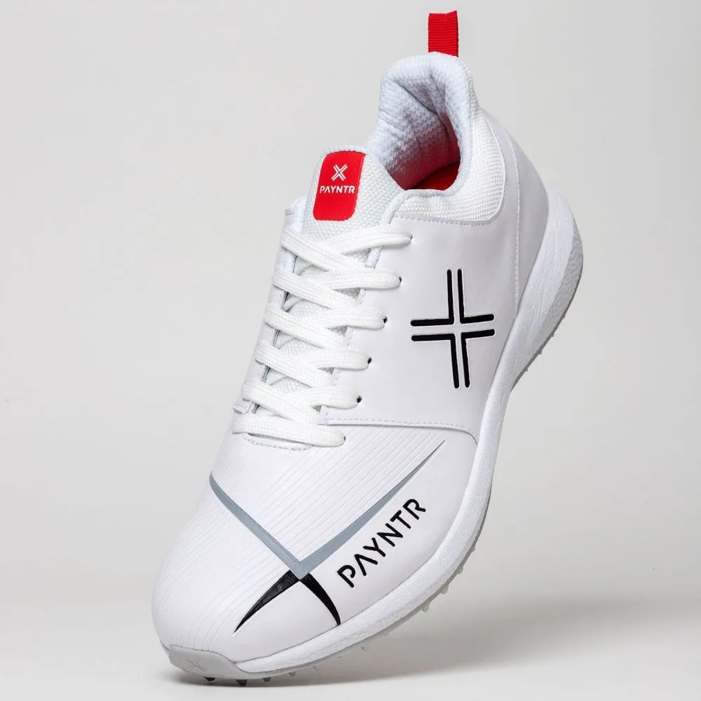 PAYNTR V Pimple Cricket Shoe - Classic White