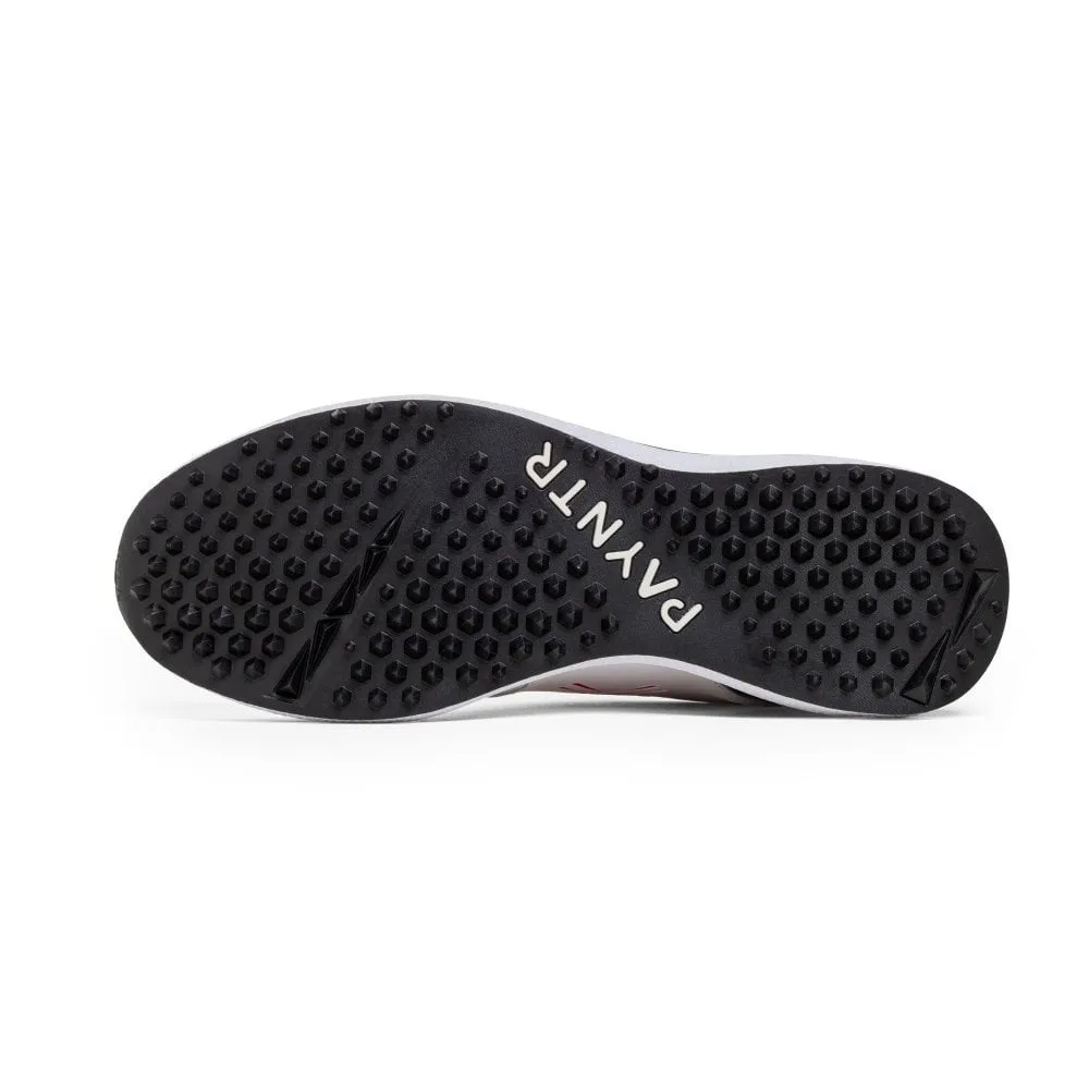 PAYNTR V Pimple Cricket Shoe - White & Black