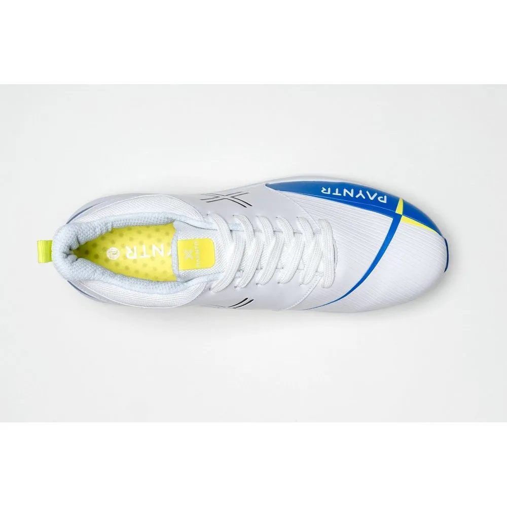 PAYNTR V Pimple Cricket Shoe - White & Blue