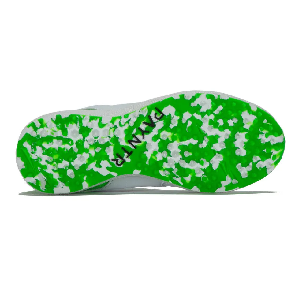 PAYNTR V PIMPLE CRICKET SHOES - AW23  WHITE & GREEN