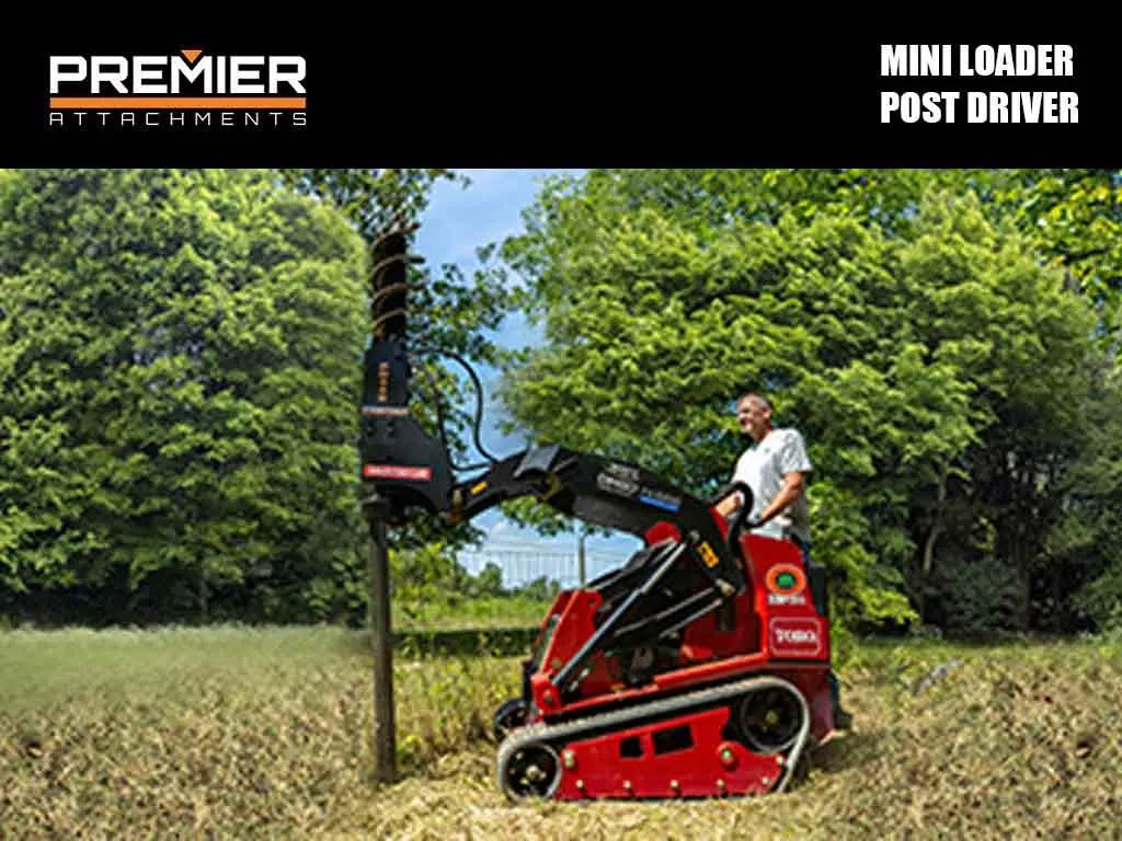 Premier Post Driver For Mini Loader | Model PD500 | 10-16 GPM