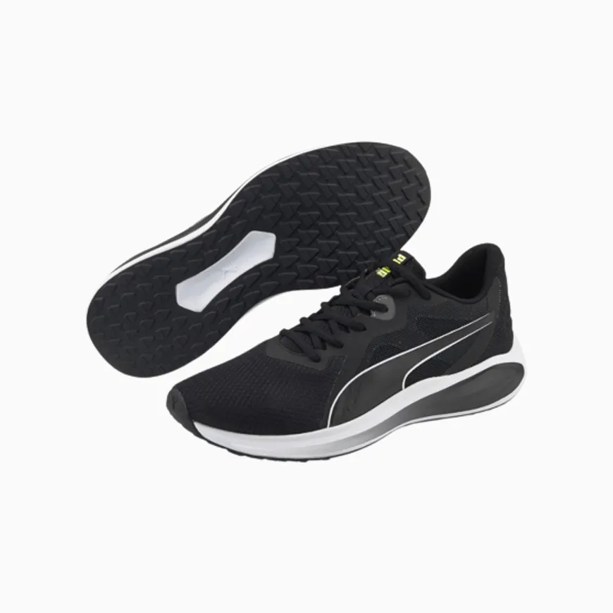 Puma Twitch Men Running Shoes Black/White