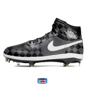 "Checkers" Jordan 1 Retro Cleats