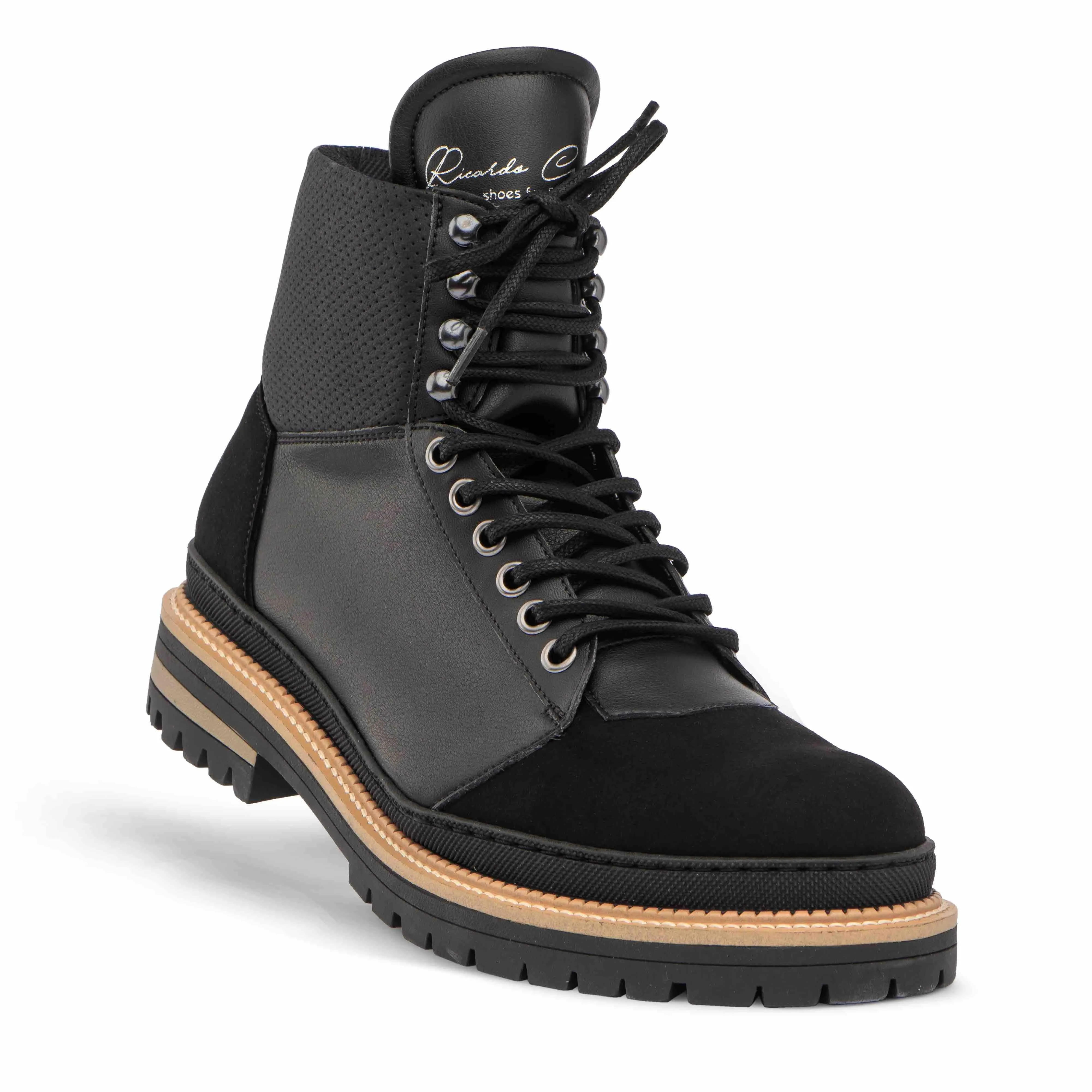 RC Men's Vegan Leather Boots | Black