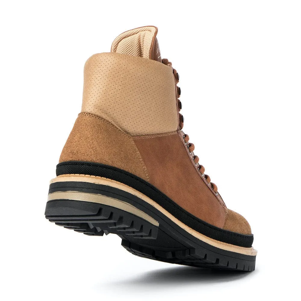 RC Men's Vegan Leather Boots | Camel