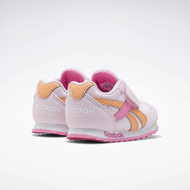 Reebok Royal Classic Jogger 2.0  Infant-Girls Running Shoes Pink And Orange Ef3752