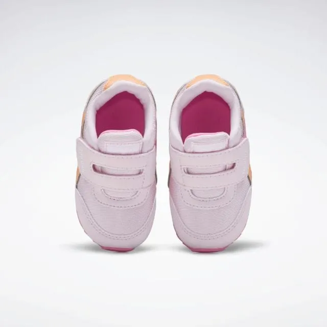 Reebok Royal Classic Jogger 2.0  Infant-Girls Running Shoes Pink And Orange Ef3752