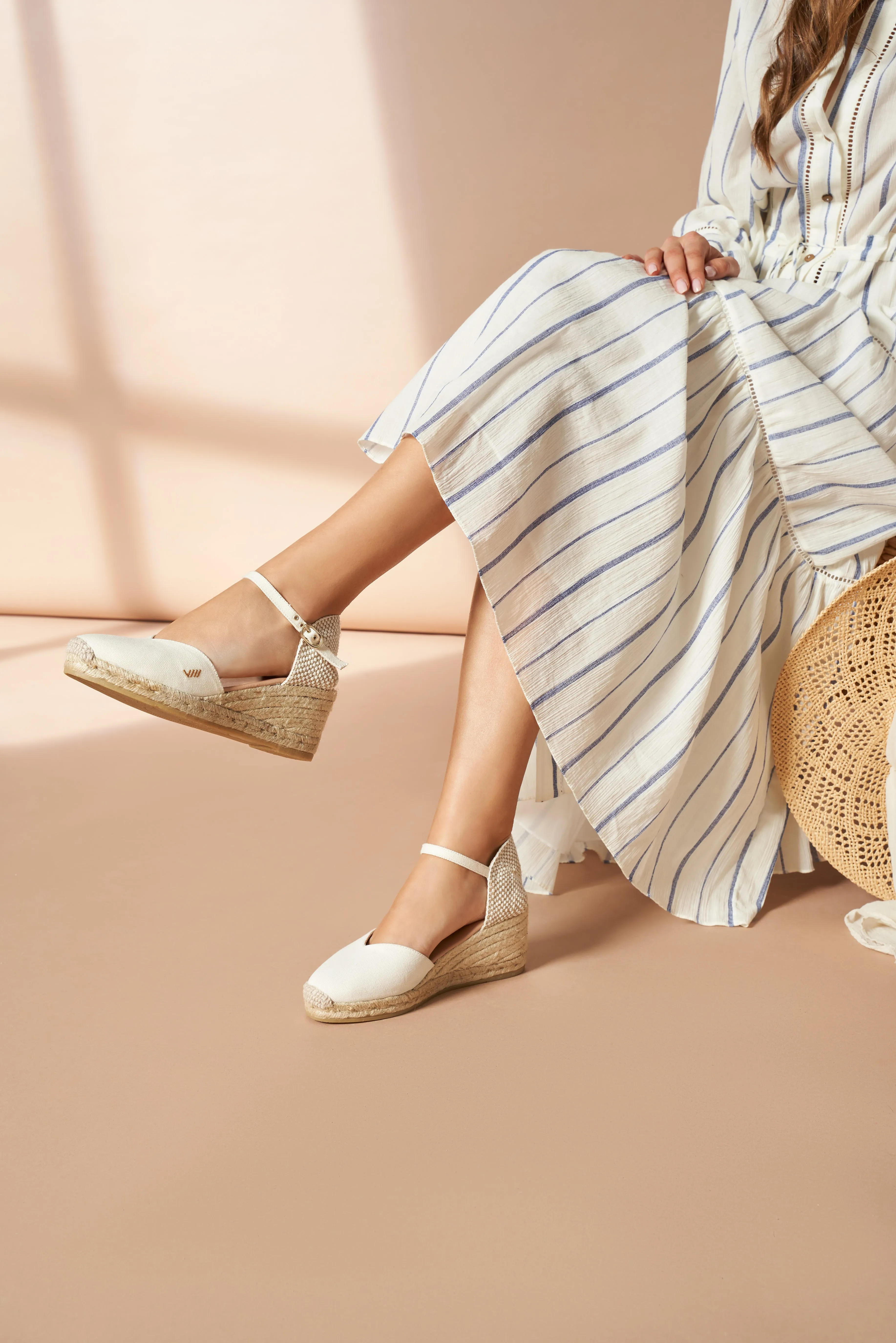 Reus Limited Edition Canvas Espadrille Wedges