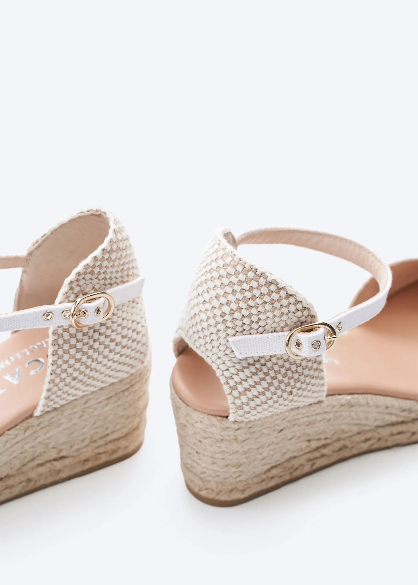 Reus Limited Edition Canvas Espadrille Wedges