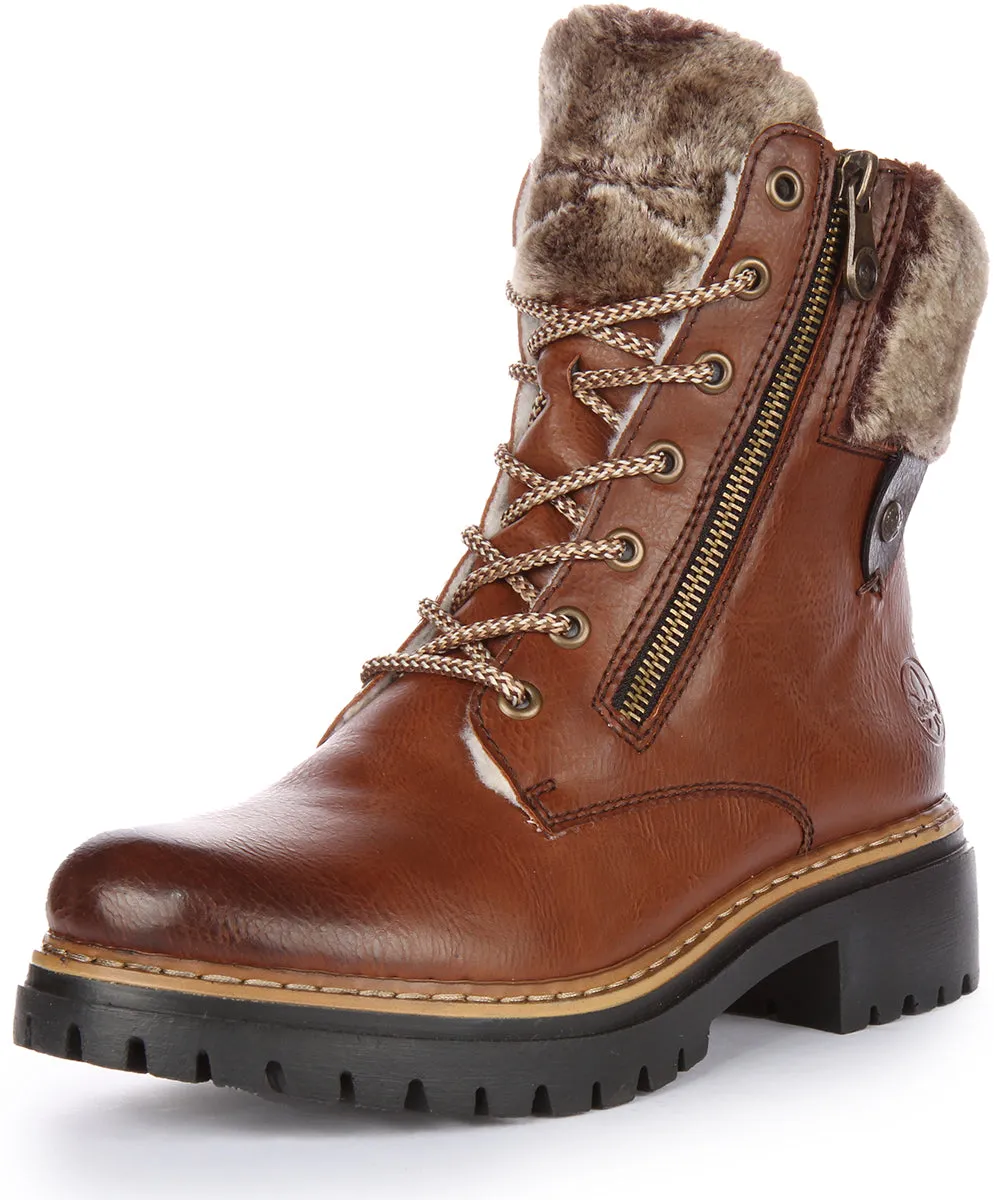 Rieker 72608-24 In Brown For Women