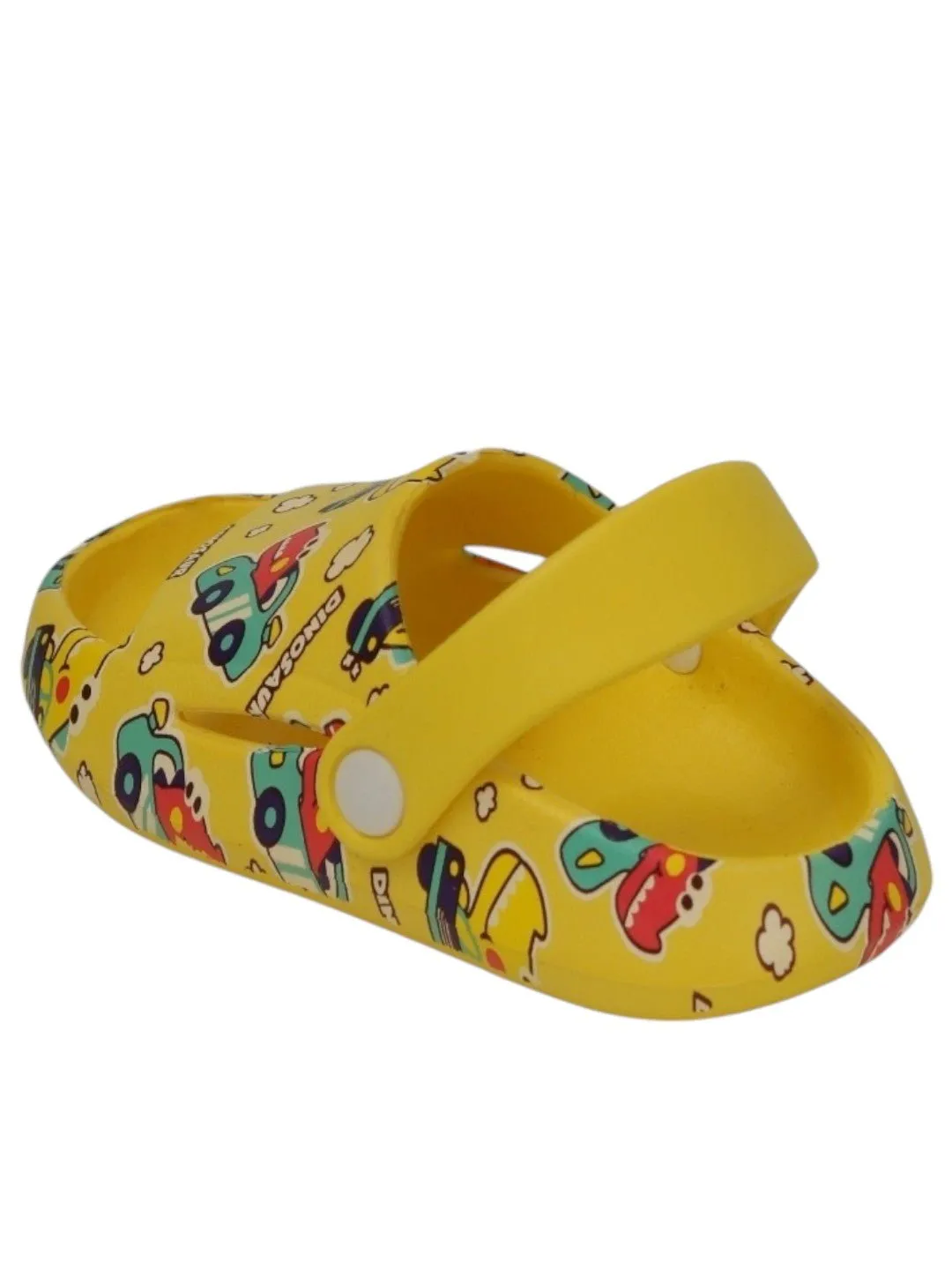 Roaring Racers: Kids' Dino Driving Car Print Sandals