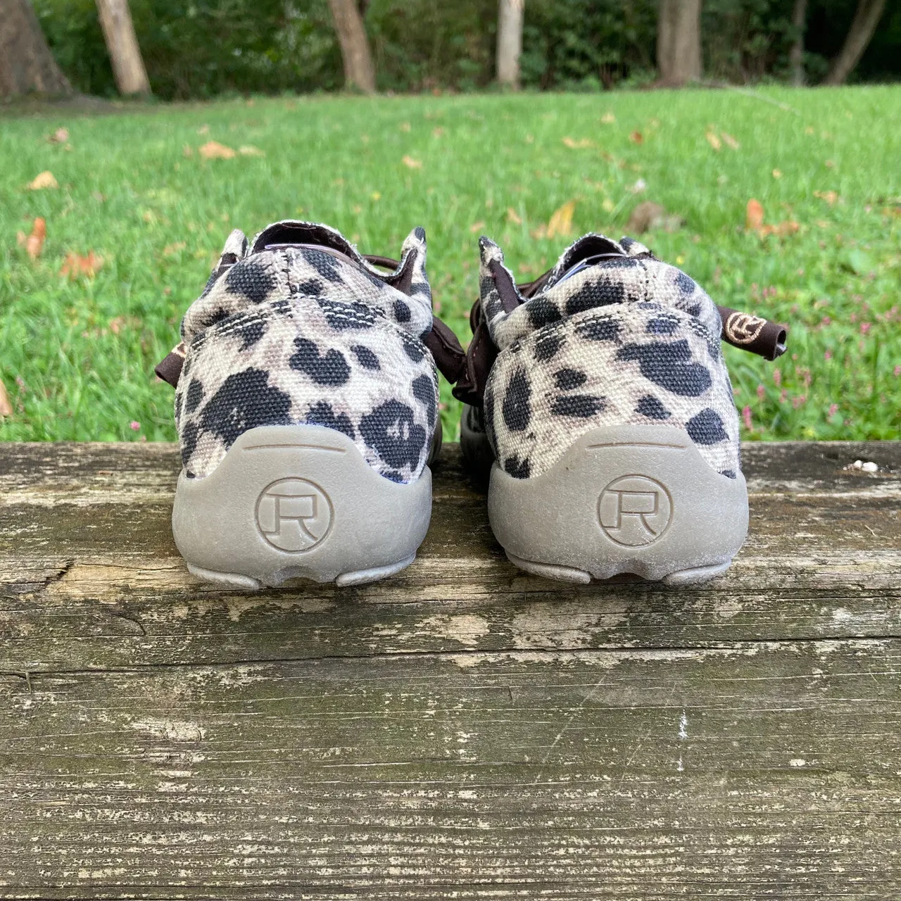 Roper Youth Chillin Mocs-Leopard