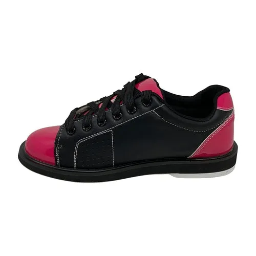 SaVi Women's Classic Pink/Black Bowling Shoes