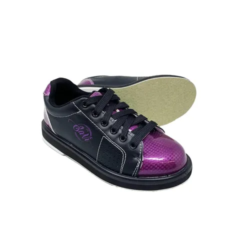 SaVi Women's Classic Purple/Black Bowling Shoes