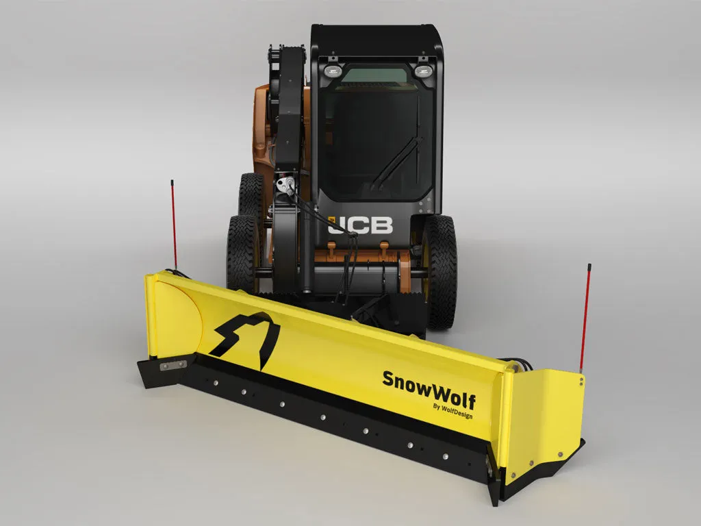 SnowWolf QuattroPlow auto wing plow for wheel loaders