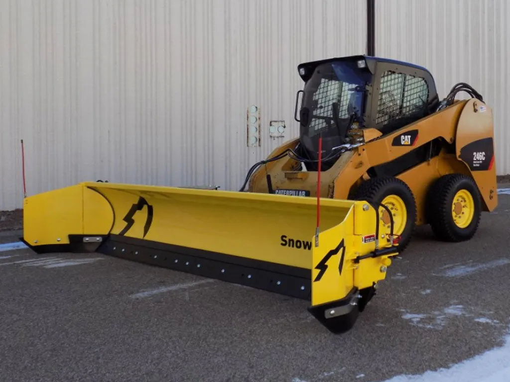 SnowWolf QuattroPlow auto wing plow for wheel loaders