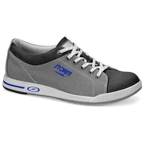 Storm Mens Gust Grey Black Blue Bowling Shoes