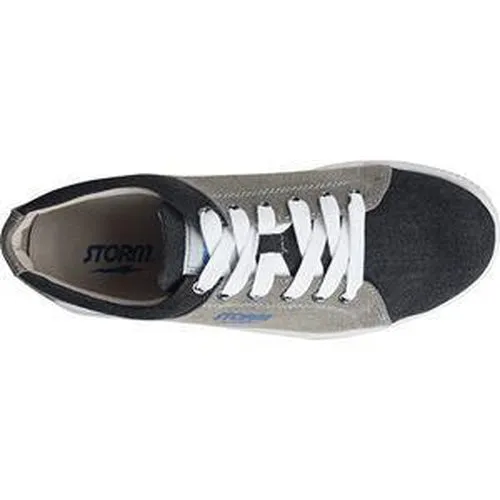 Storm Mens Gust Grey Black Blue Bowling Shoes